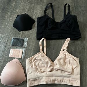 2 x sublime kindred bravely pumping and nursing bras medium